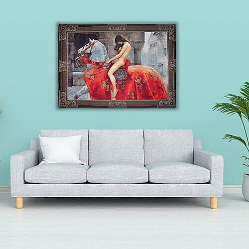 Signare Tapestry -  Lady Godiva by John Collier Wall Hanging(139cmx105cm)