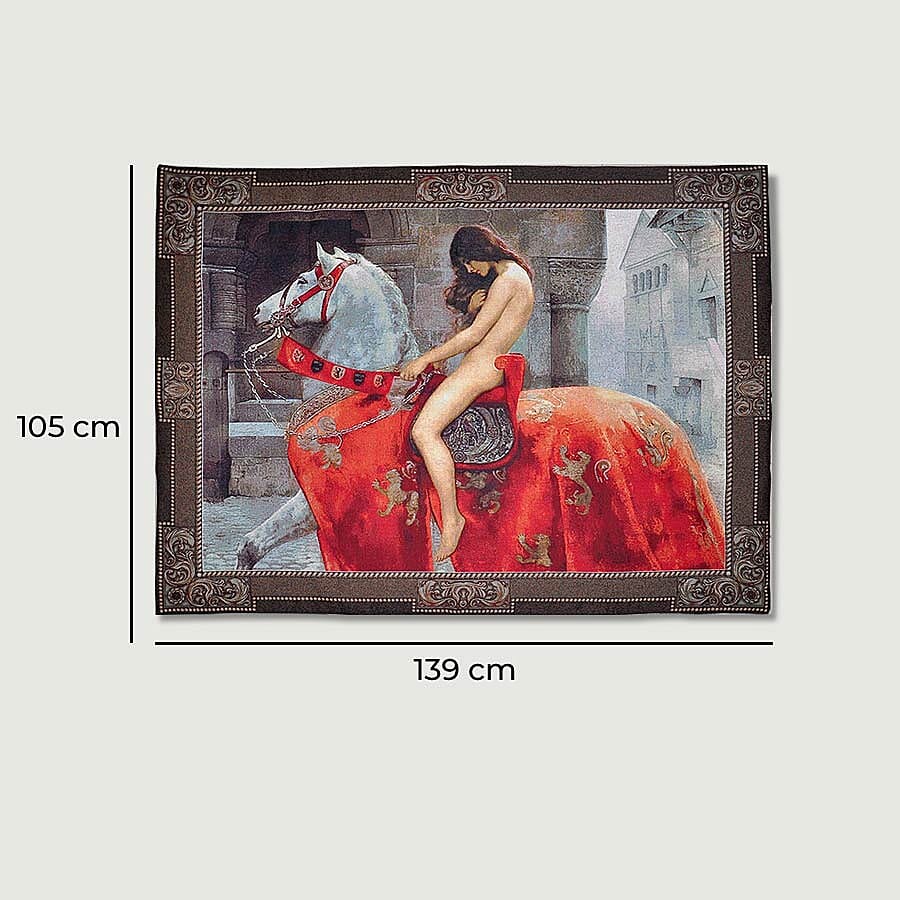 Signare Tapestry -  Lady Godiva by John Collier Wall Hanging(139cmx105cm)