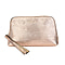SENCILLEZ 100% Genuine Leather Clutch/Cosmetic Bag (Size 19x11x4cm) - Gold