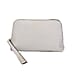 SENCILLEZ 100% Genuine Leather Clutch/Cosmetic Bag (Size 19x11x4cm) - Grey