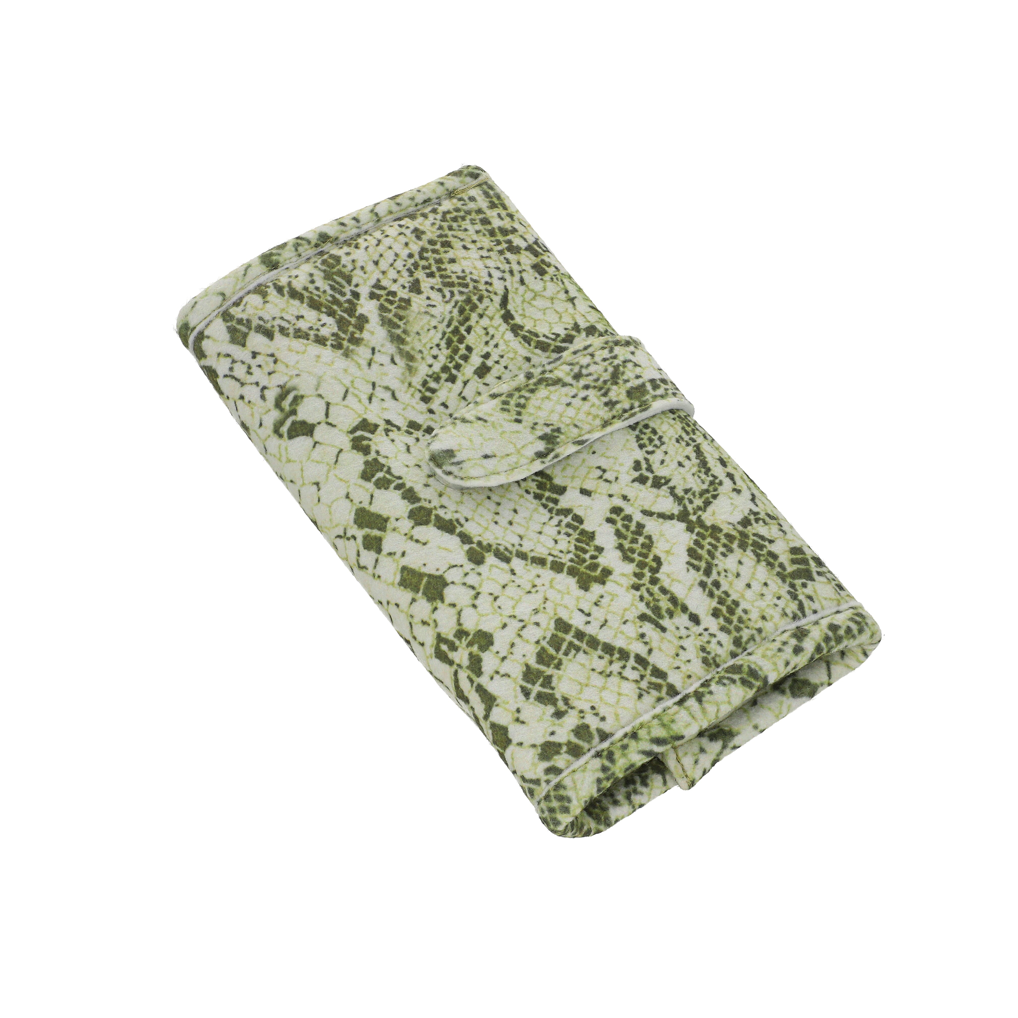 Speciality Styles Travel Floral Printed Jewellery Case- Olive Green