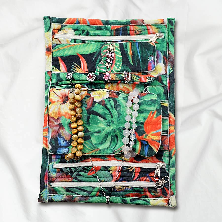 Speciality Styles Travel Floral Printed Jewellery Case- Multi