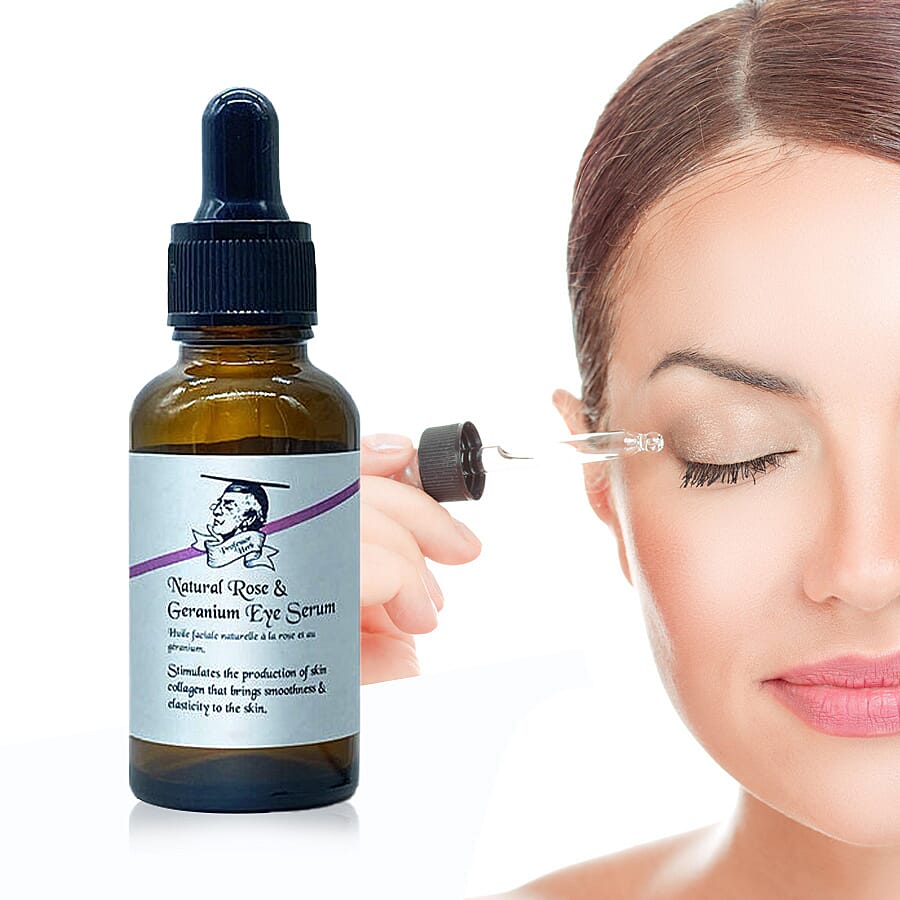 Professor Herb: Rose & Geranium Serum - 30ml & Rose & Geranium Eye Serum - 15ml