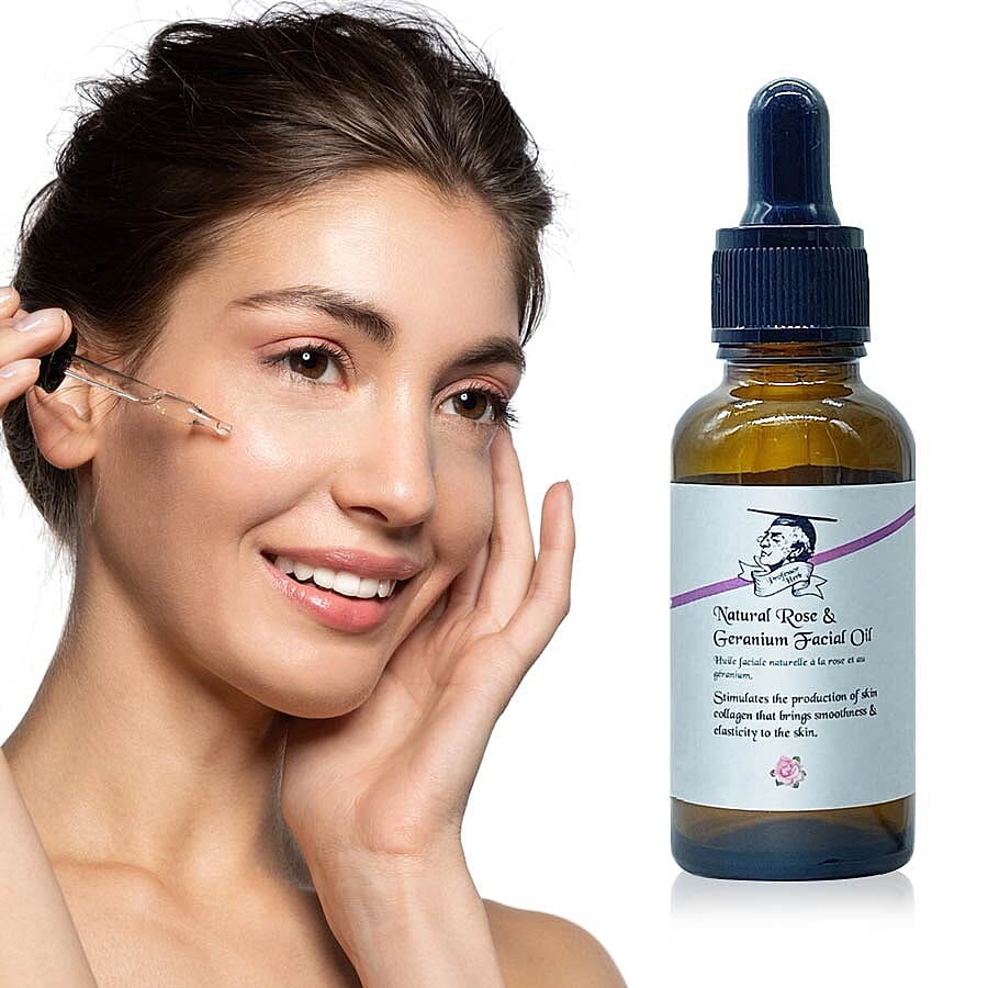 Professor Herb: Rose & Geranium Serum - 30ml & Rose & Geranium Eye Serum - 15ml