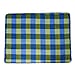 Checker Pattern Picnic Blanket (Size 198x146cm) in Green & Blue