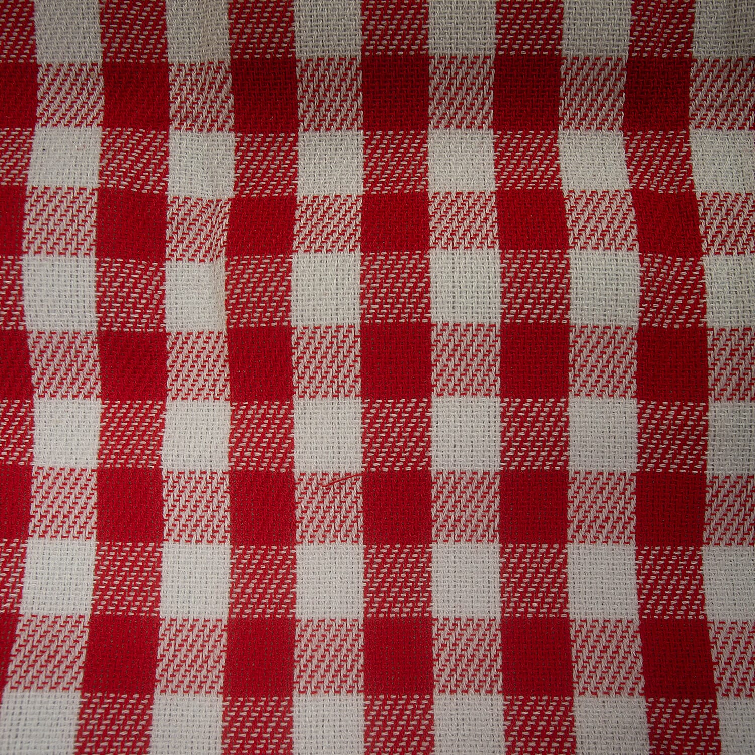 TJC Small Checker Pattern Picnic Blanket (Size 150x200Cm) - Red & White