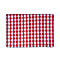Large Checker Pattern Picnic Blanket (Size 199x146cm) in Red & White