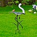 Garden Theme Duck Shaped Birdbath with Solar Light (Size 46x21.5x81cm) - Green and Multi