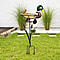 Garden Theme Duck Shaped Birdbath with Solar Light (Size 46x21.5x81cm) - Green and Multi