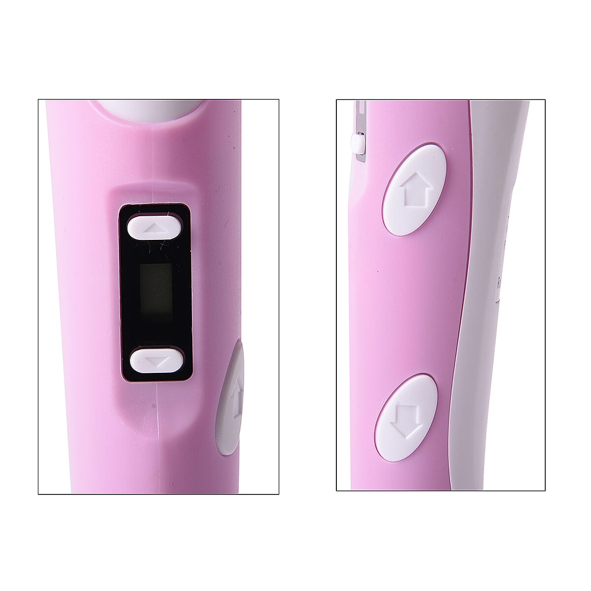 Professional Grade Printing 3D Printing Pen with OLED Display with 3 Colour Wires - Pink