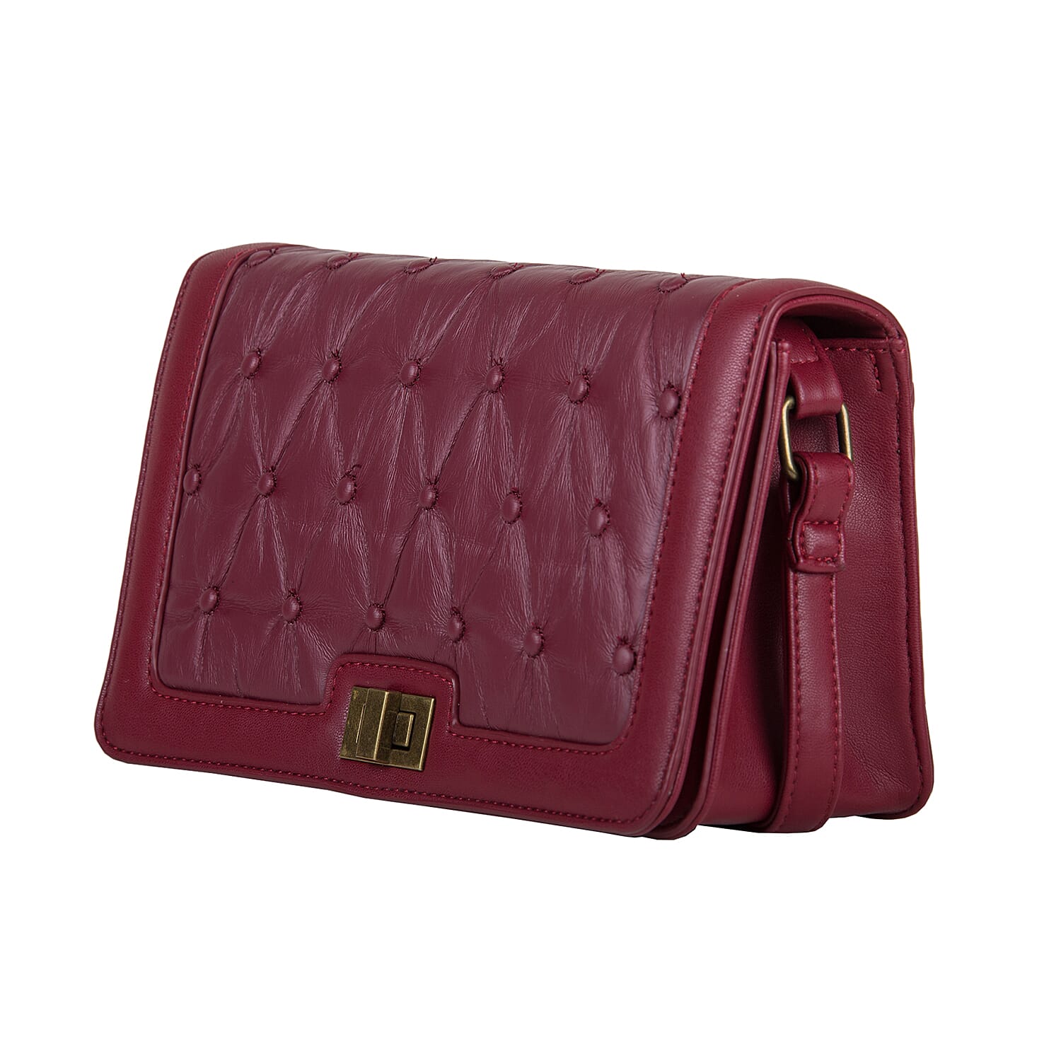 Bulaggi Collection Chester Crossbody Bag - Burgundy