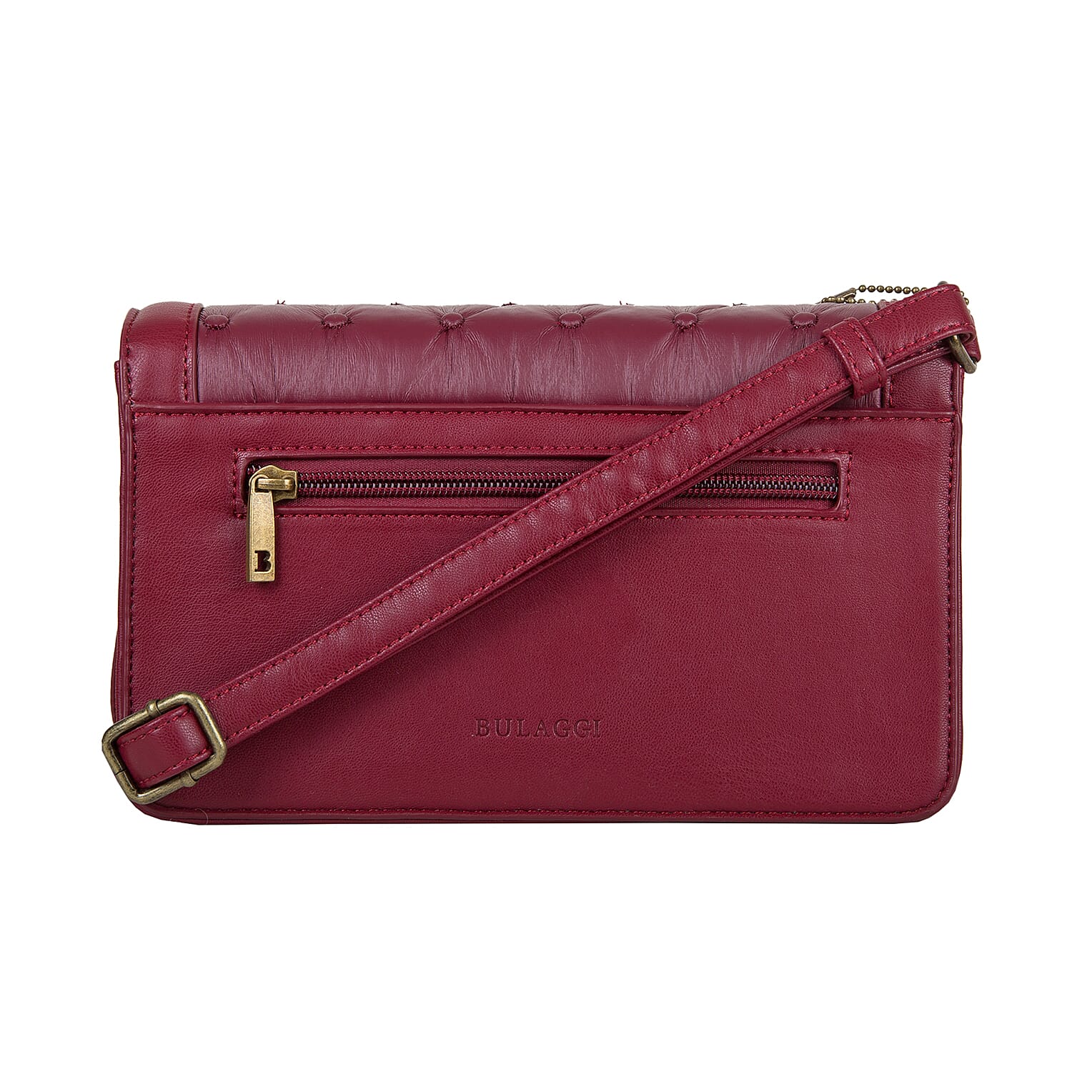 Bulaggi Collection Chester Crossbody Bag - Burgundy