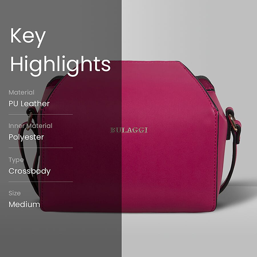 Bulaggi Collection Bonbon Crossbody Bag - Fuchsia