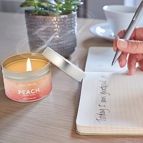 Wax Lyrical Peach Tin Candle (Upto 20 hours)