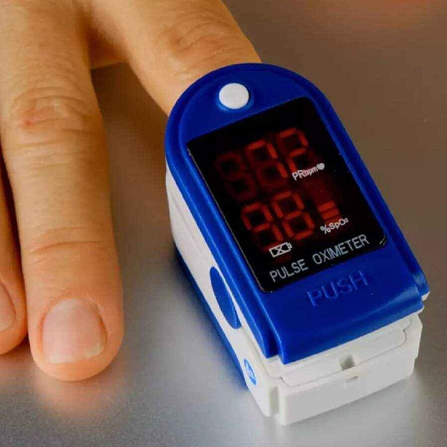 Oximeter - Blue & White