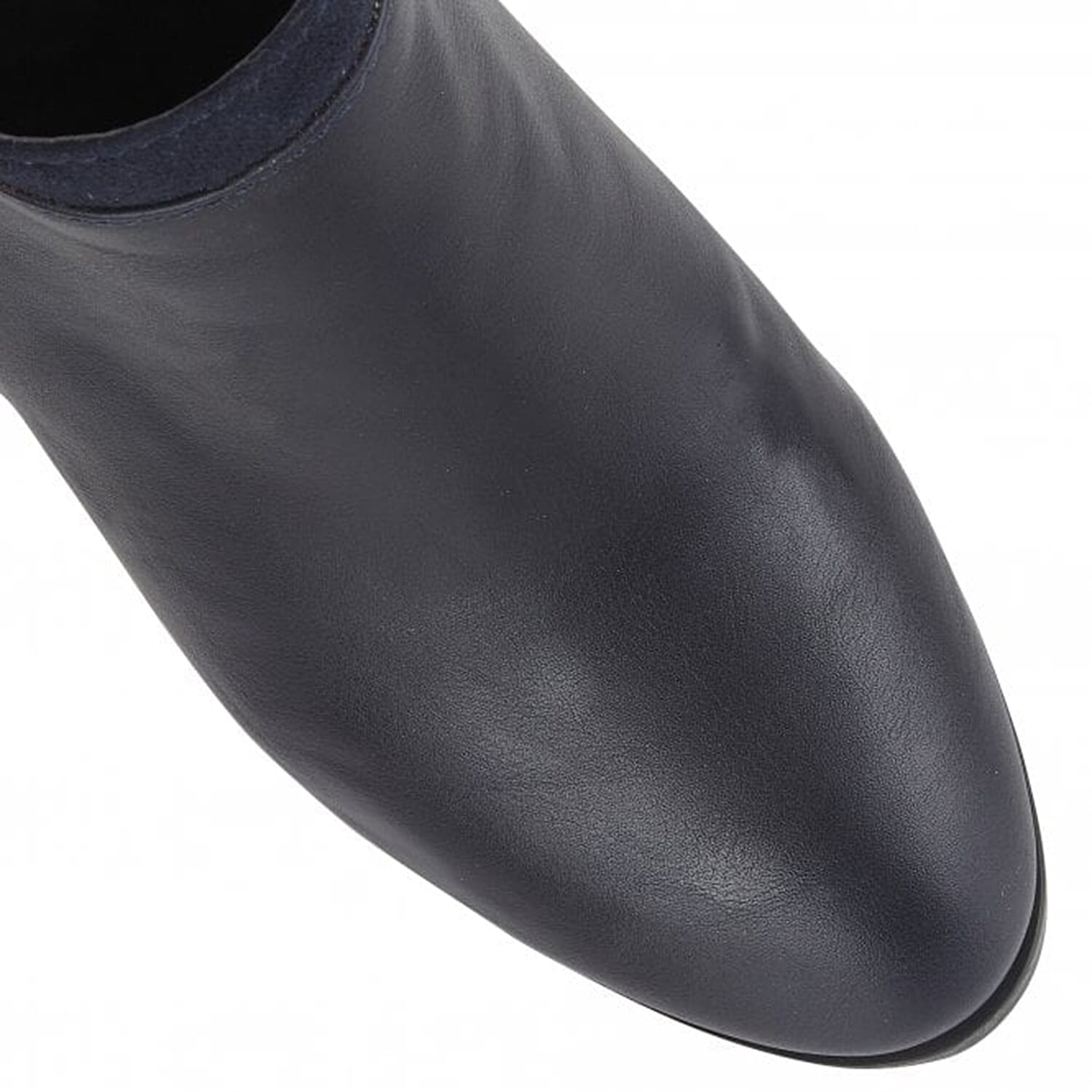 Lotus Navy Chloe Zip-Up Heeled Shoe Boots (Size 4)