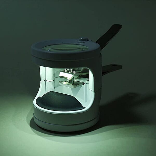 Nail Clipper with Magnifying Glass and LED Lights