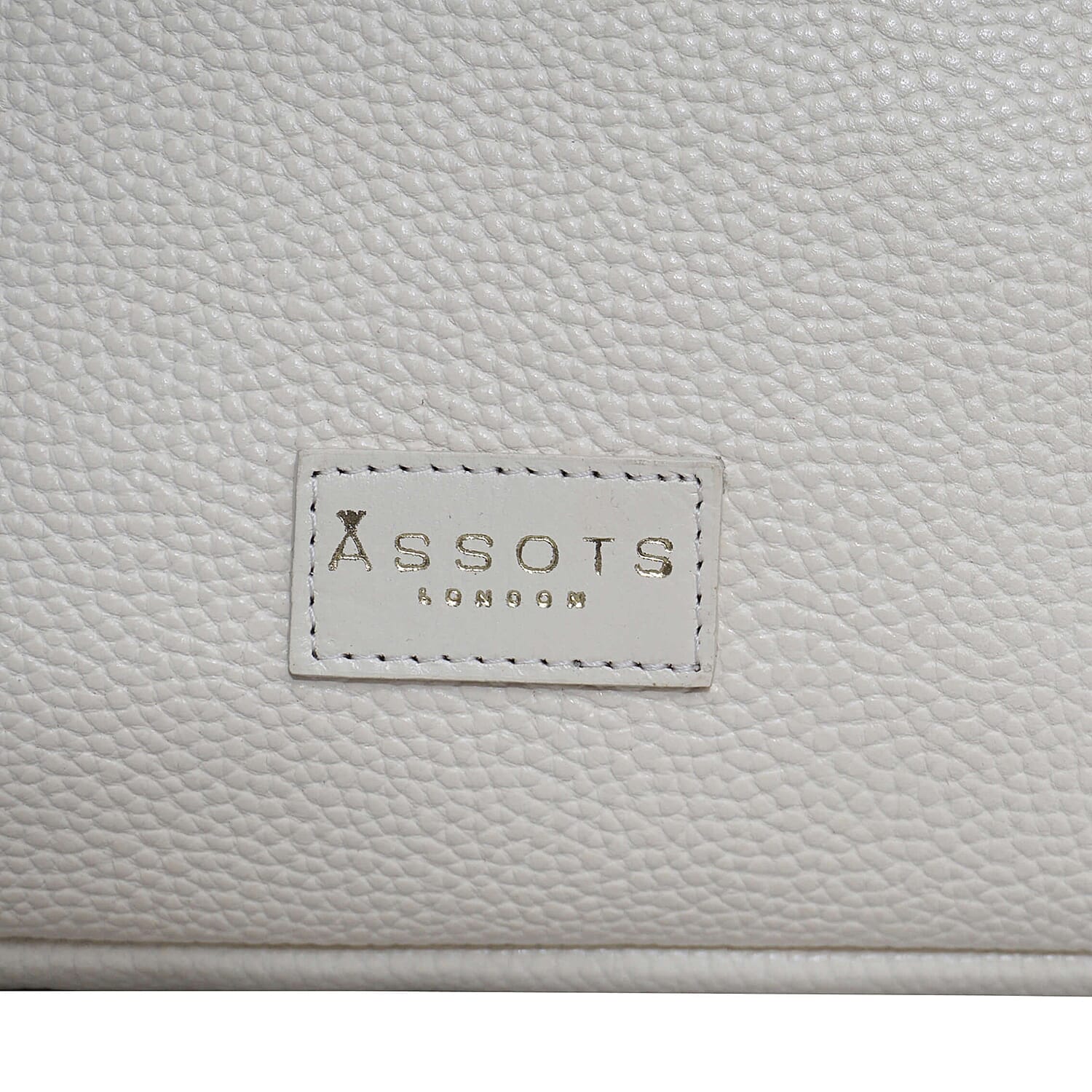 Assots London Harriet Genuine Leather Slouchy Hobo Bag (Size 35x29x7cm) - Cream