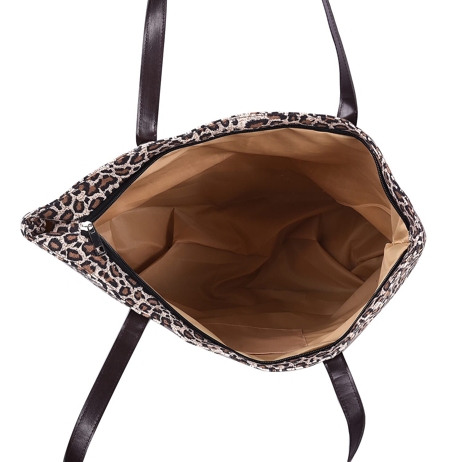 Zebra Pattern Tote Bag with Straw-Woven Design in White and Blue