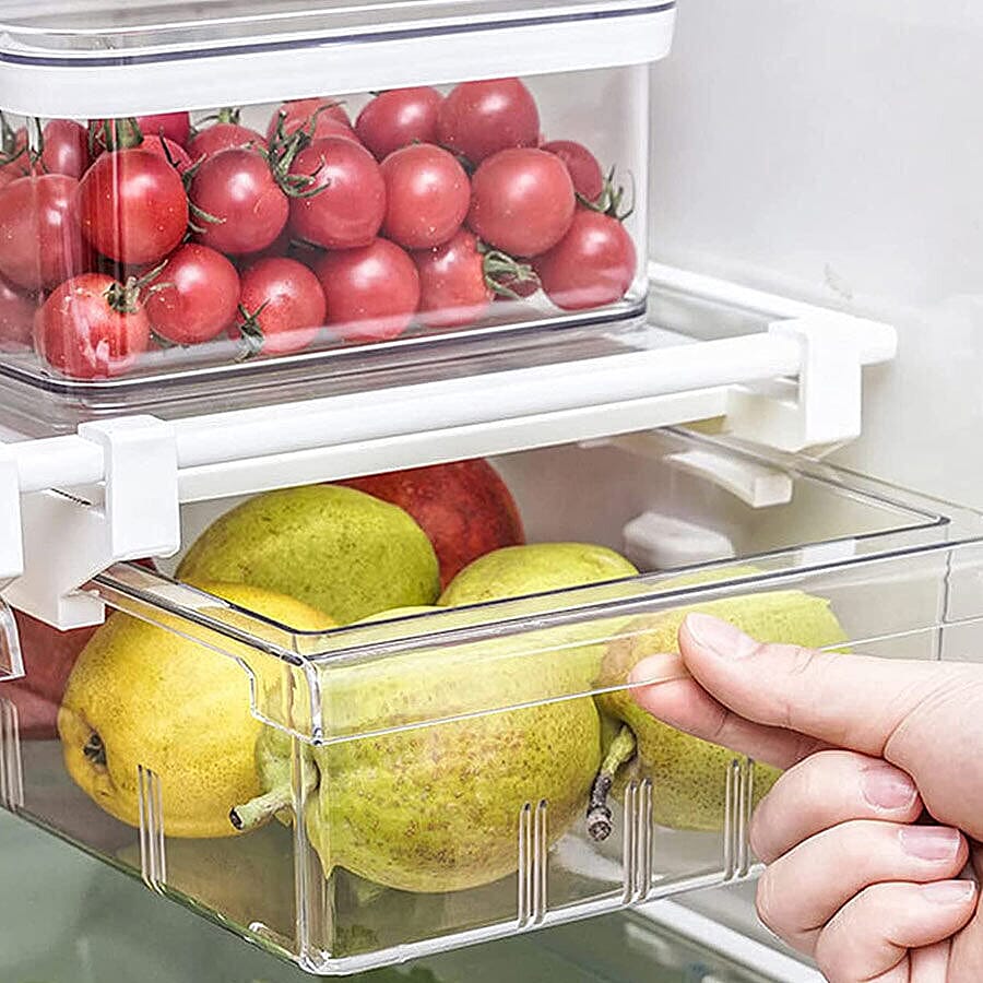 Transparent Refrigerator Storage Drawer (Size 30x20x9 cm)