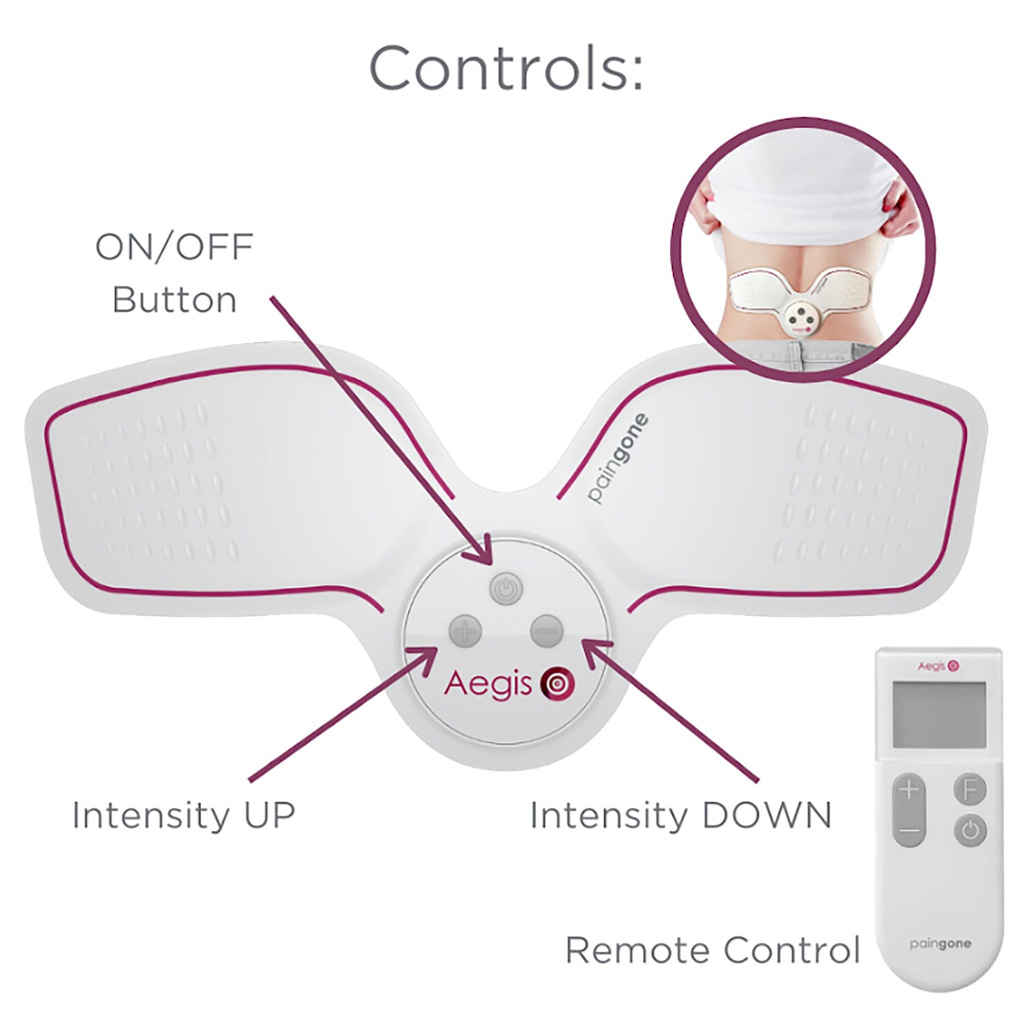 Aegis - Shield Against Back Pain (with 2xGel Pads)