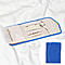 Jewellery Roll Organiser Magnetic Snap Closure Handbag (Size: 16x20.3x2.5Cm) - Blue