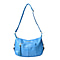 SENCILLEZ 100% Genuine Leather Crossbody Bag with Zipper Closure (Size 29x10x21cm) - Ocean Blue