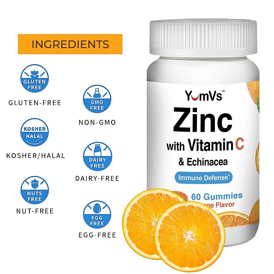 YumVs: Apple Cider Vinegar Gummies for Digestion & Detox Support - Apple Flavour (60 gummies)