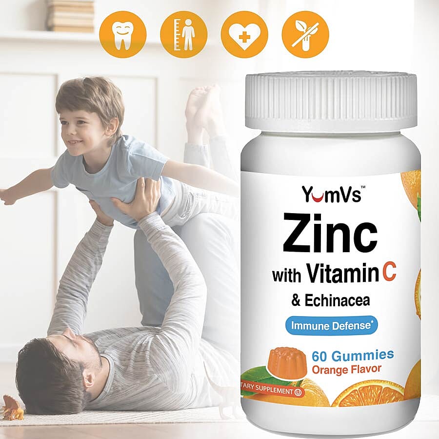 YumVs: Apple Cider Vinegar Gummies for Digestion & Detox Support - Apple Flavour (60 gummies)