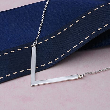 Sterling Silver Necklace (Size 17 with 2 inch Extender)