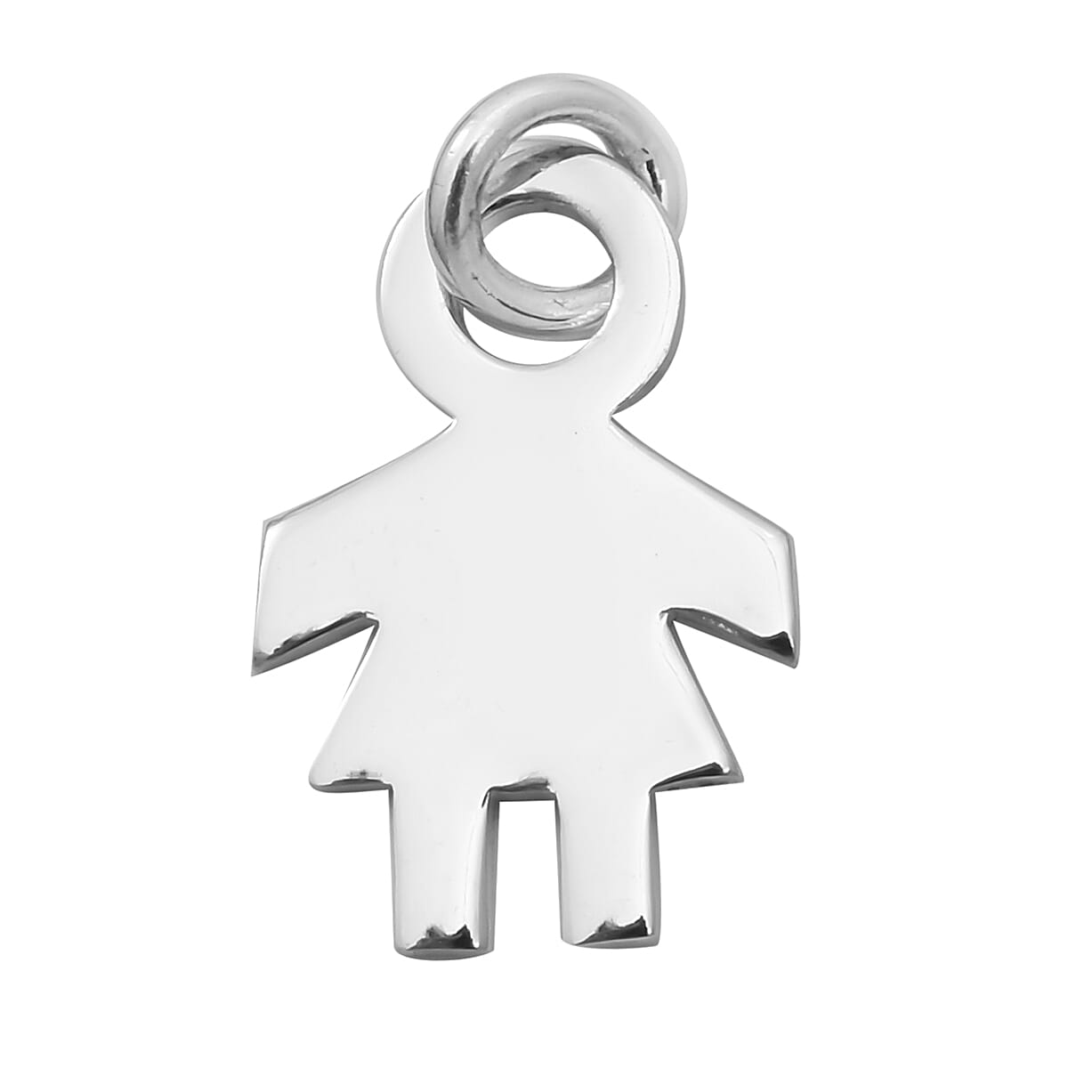 Sterling Silver Girl Pendant