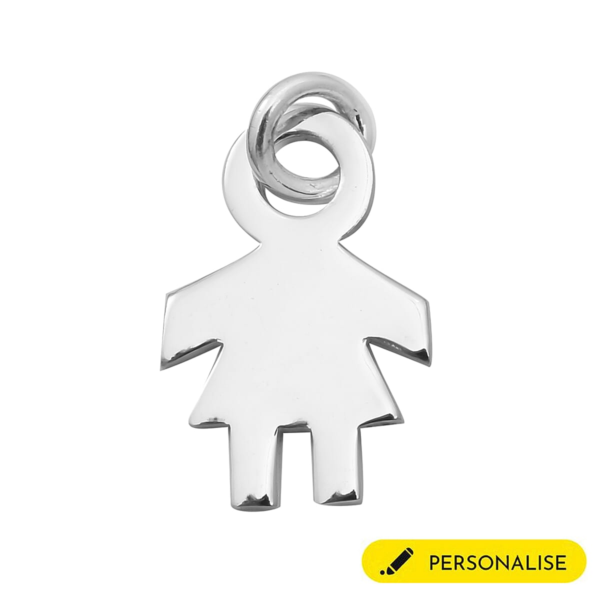 Sterling Silver Girl Pendant