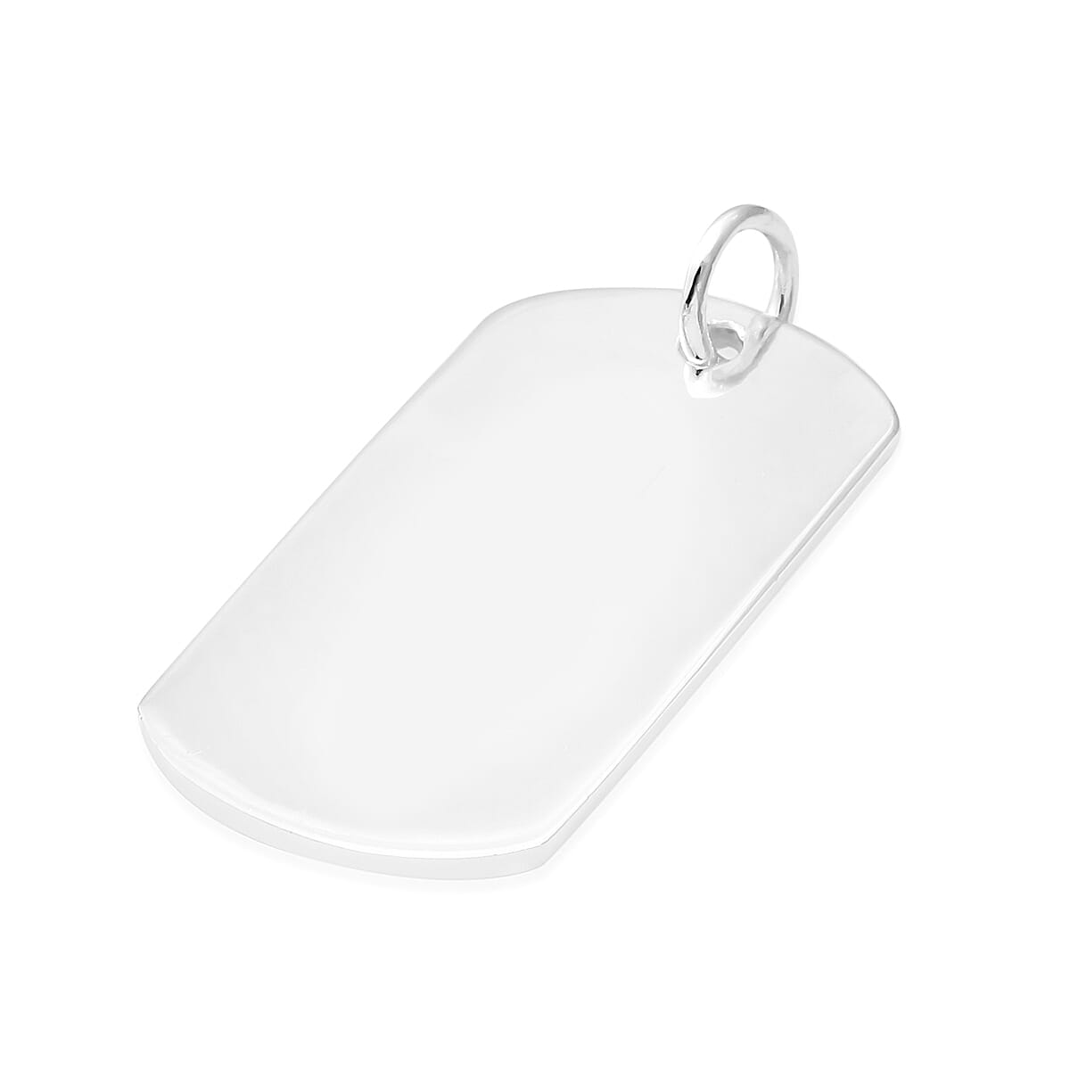 Sterling Silver Tag Pendant, Silver wt 4.70 Gms