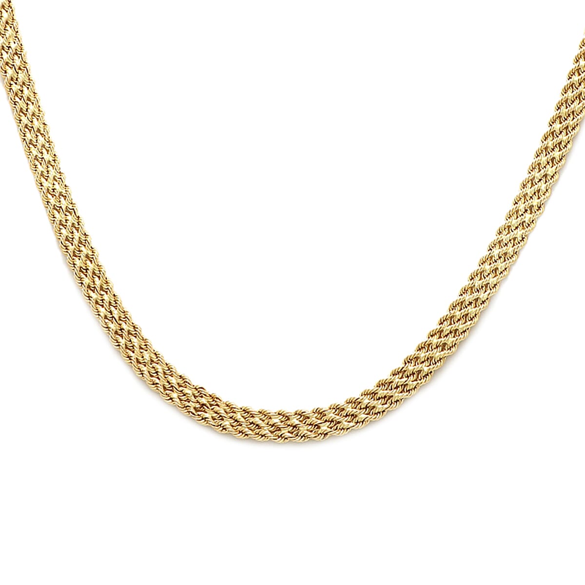 9K Yellow Gold Necklace (Size 18),Gold Wt. 7.00 Gms