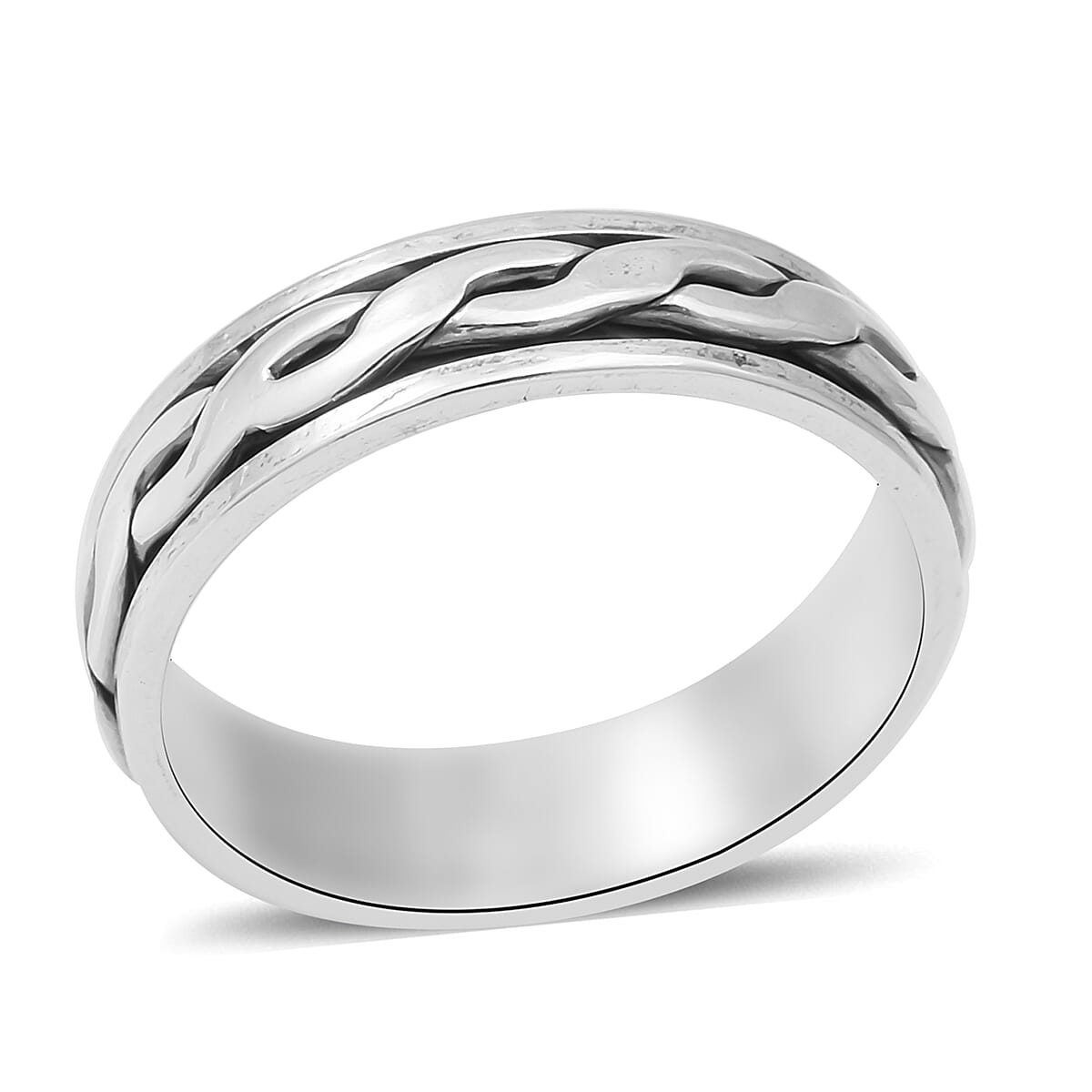 MP Sterling Silver Band Ring