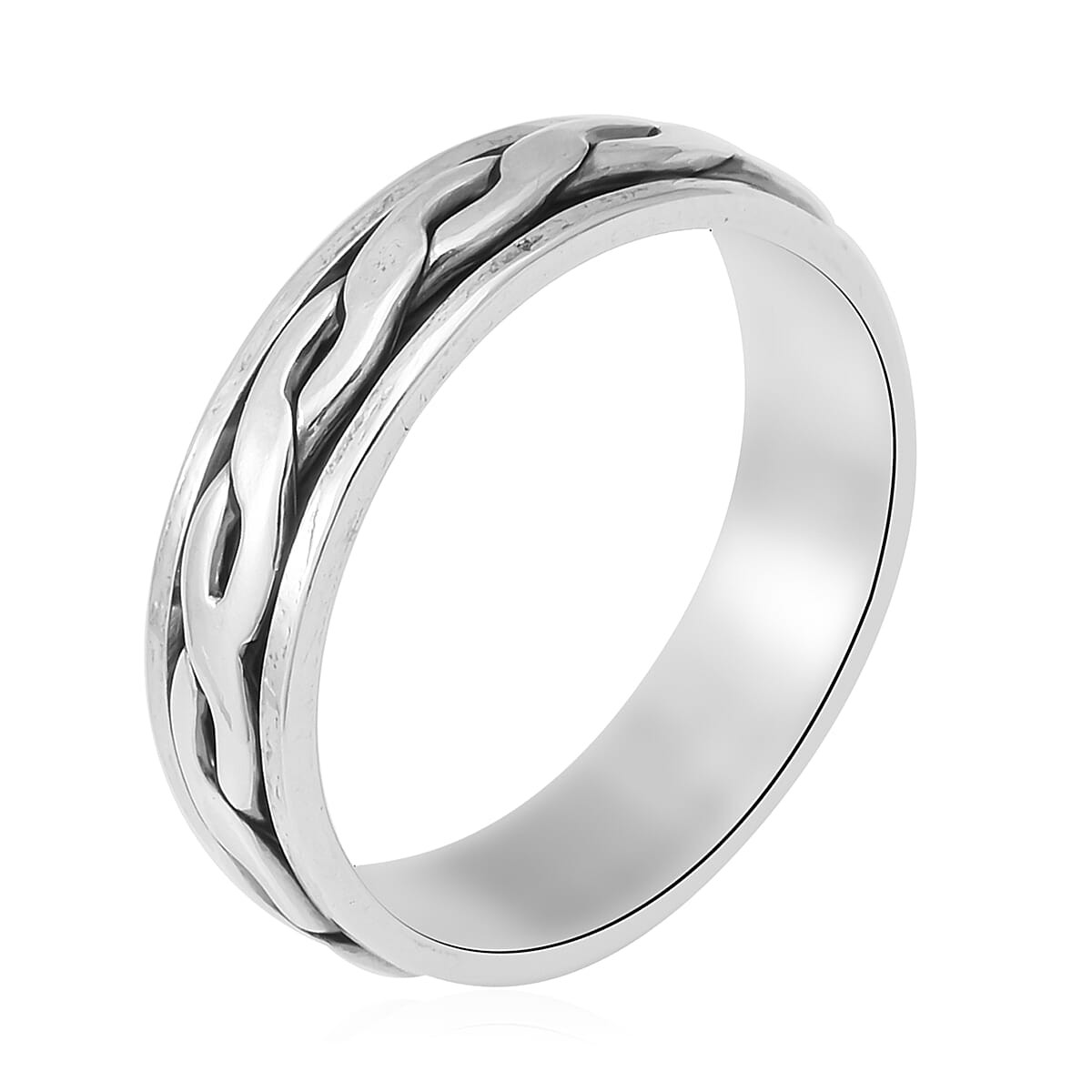 MP Sterling Silver Band Ring