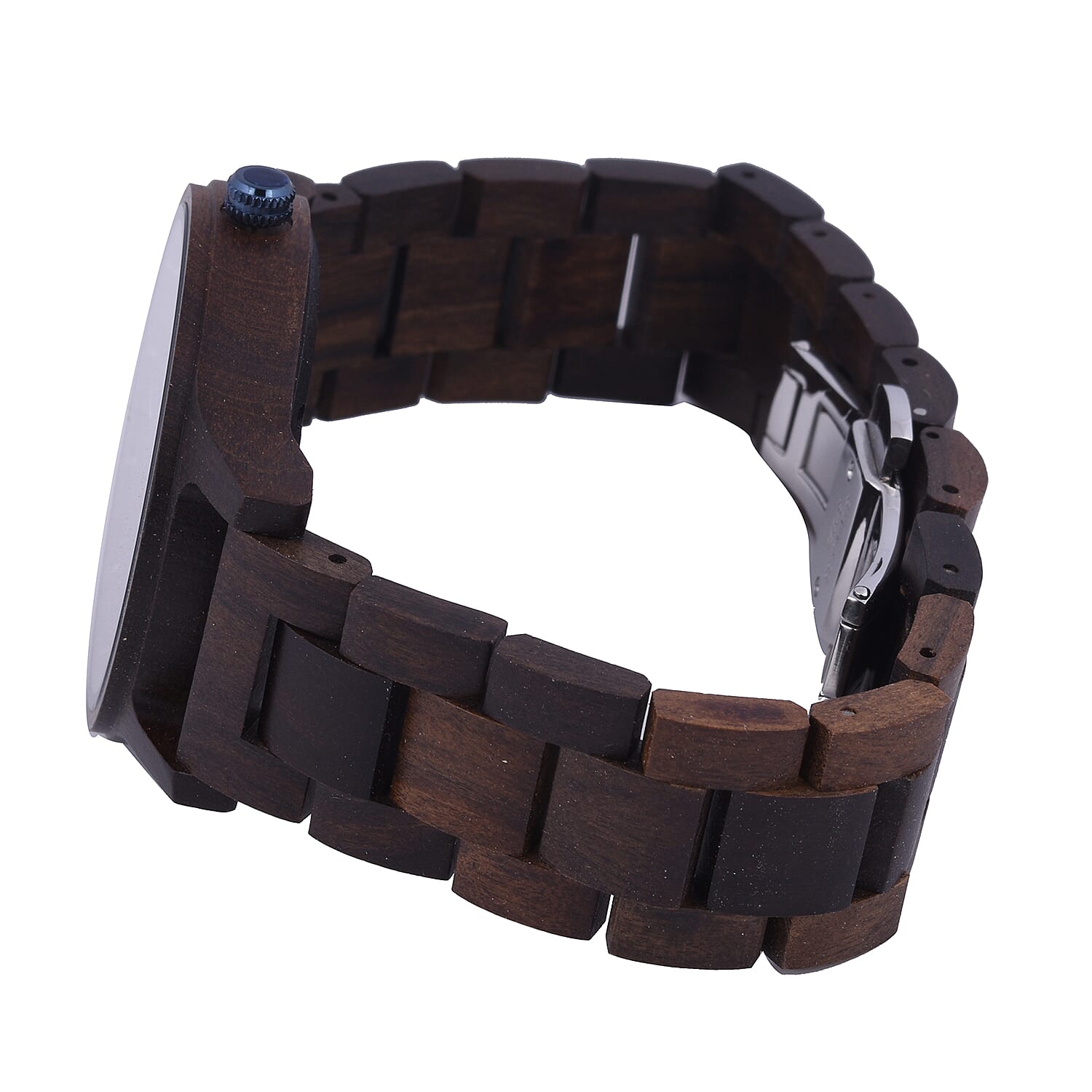 Botanica Moonflower Wood and Stainless Steel Watch - Brown Botanica Moonflower Wood and Stainless Steel Watch - Brown