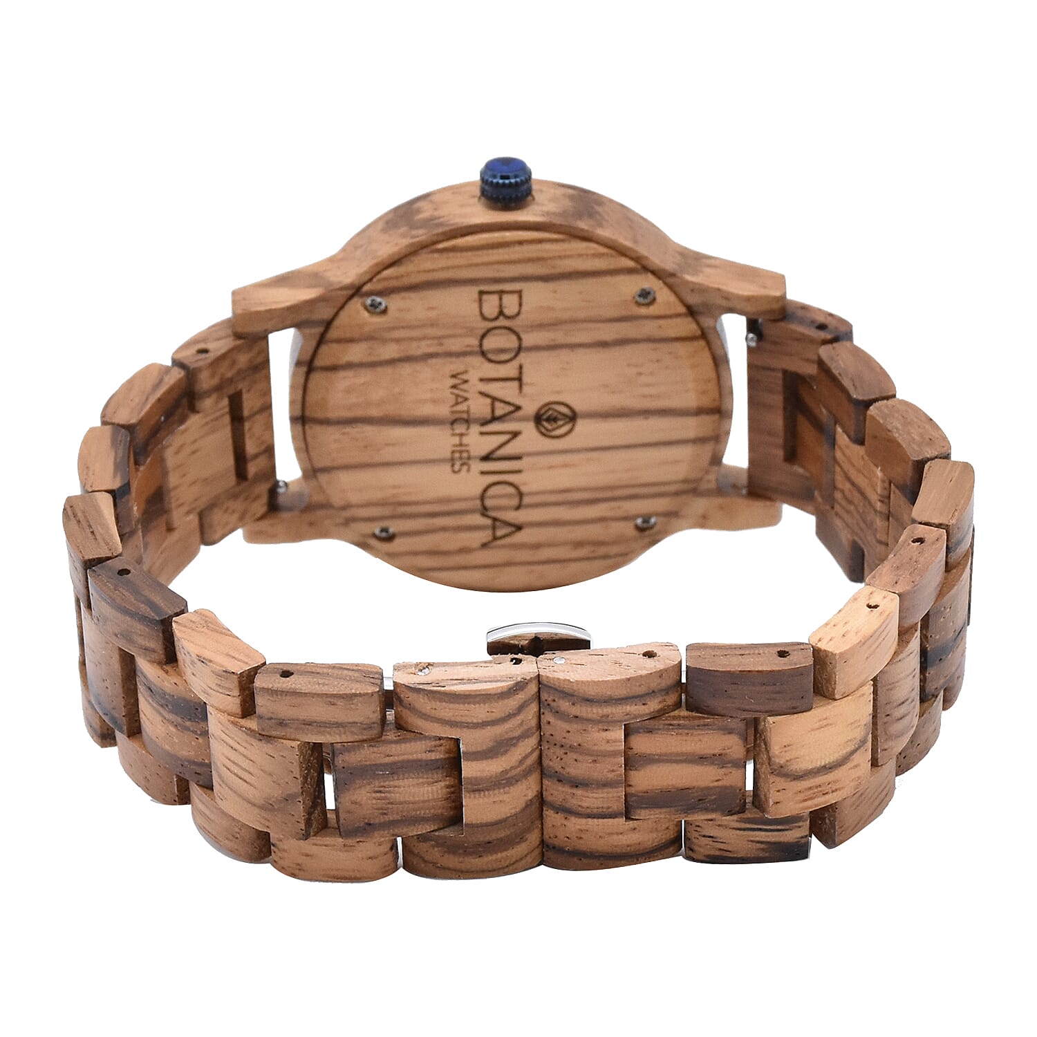 Botanica Sycamore Zebranowood and Woodlink Strap Watch