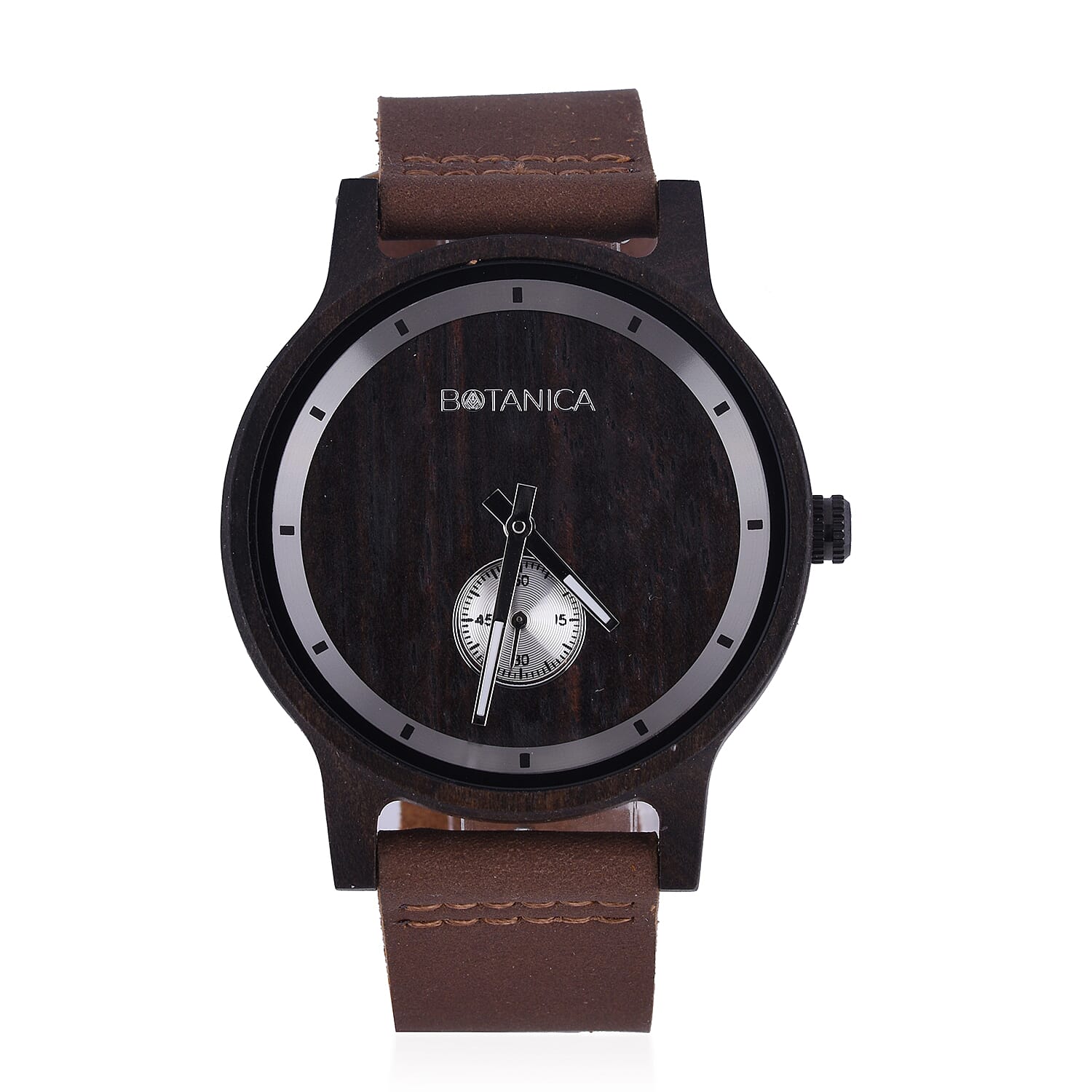 Botanica Olive Analogue Miyota Movement Watch with Tan Leather Strap