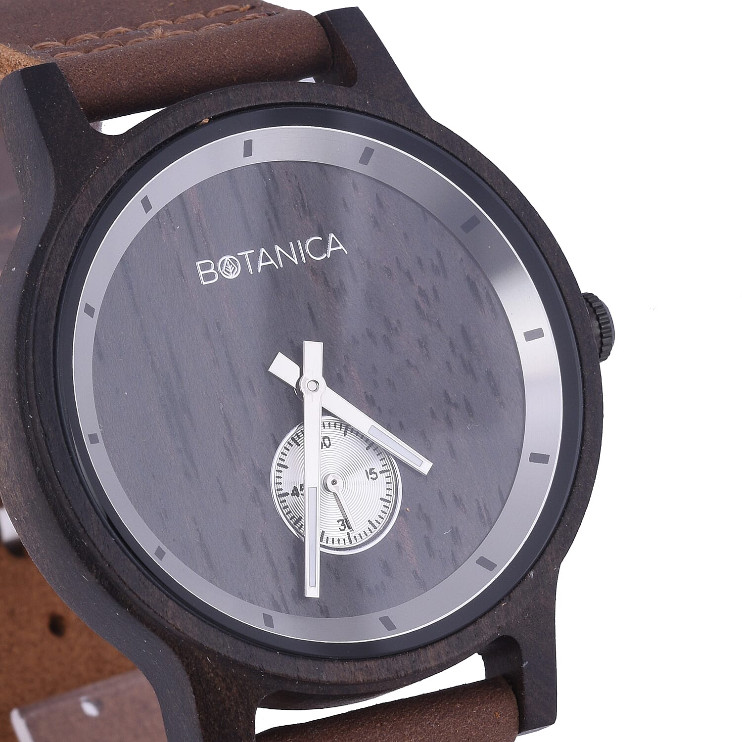 Botanica Olive Analogue Miyota Movement Watch with Tan Leather Strap