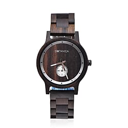 Botanica Moonflower Wood and Stainless Steel Watch - Brown