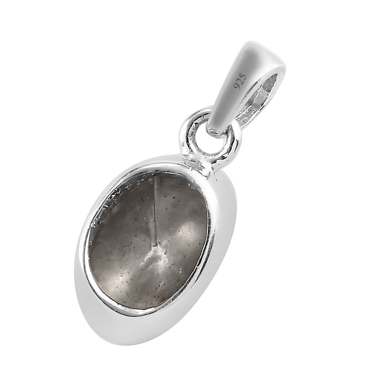 Artisan Crafted Polki Diamond Pendant in Platinum Overlay Sterling Silver 0.50 Ct.