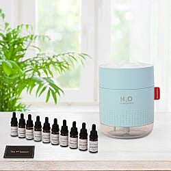 The 5th Season- Snow Mountain H2O Humidifier with 10 essential oils - Blue