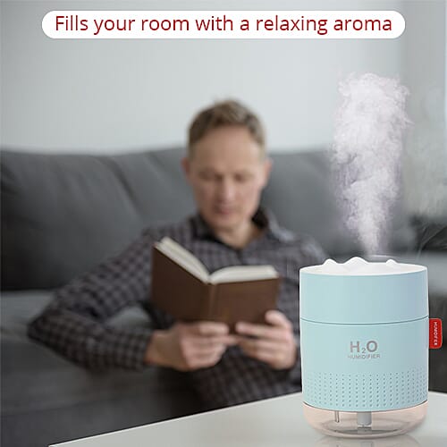 The 5th Season- Snow Mountain H2O Humidifier with 10 essential oils - Blue