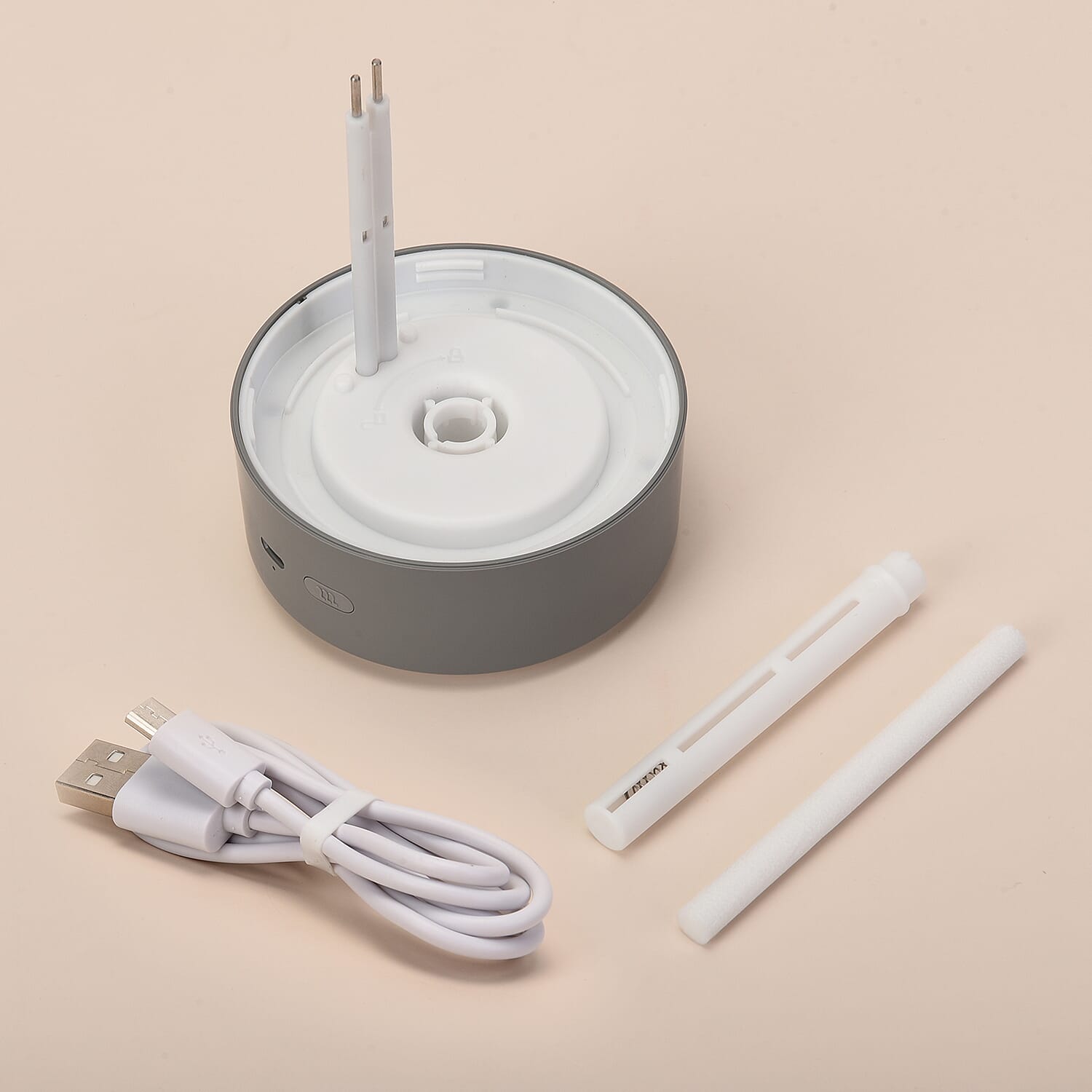 The 5th Season Snow Mountain Humidifier with 10 Fragrance Oils (10ml each) (Size 12x9cm) - Grey