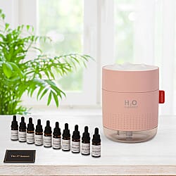 The 5th Season Snow Mountain Humidifier with 10 Fragrance Oils (10ml each) (Size 12x9cm) - Peach