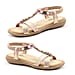 Heavenly Feet Amber Rose Gold Sandals 