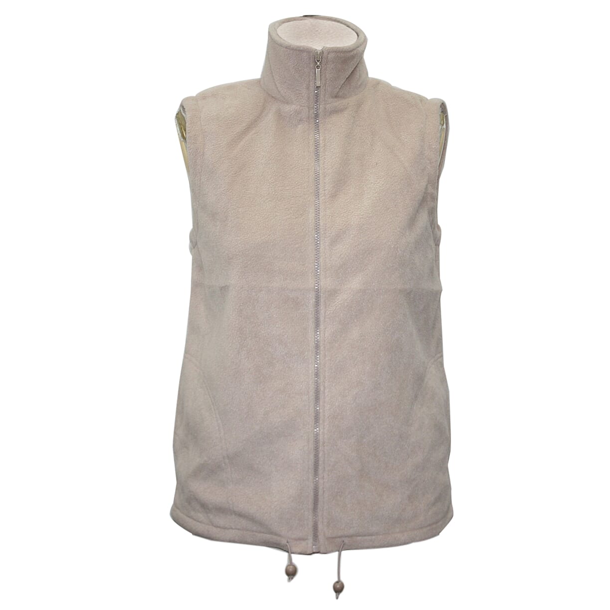 Solid Dusky Pink Ladies Gilet Fleece Jacket