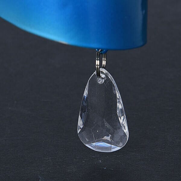 Blue & Green Dragonfly Spiral Wind Chime (Size 15x15x65 cm)