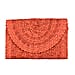 Bali Collection Plam Leaf Sisik Pattern Woven Clutch Handbag